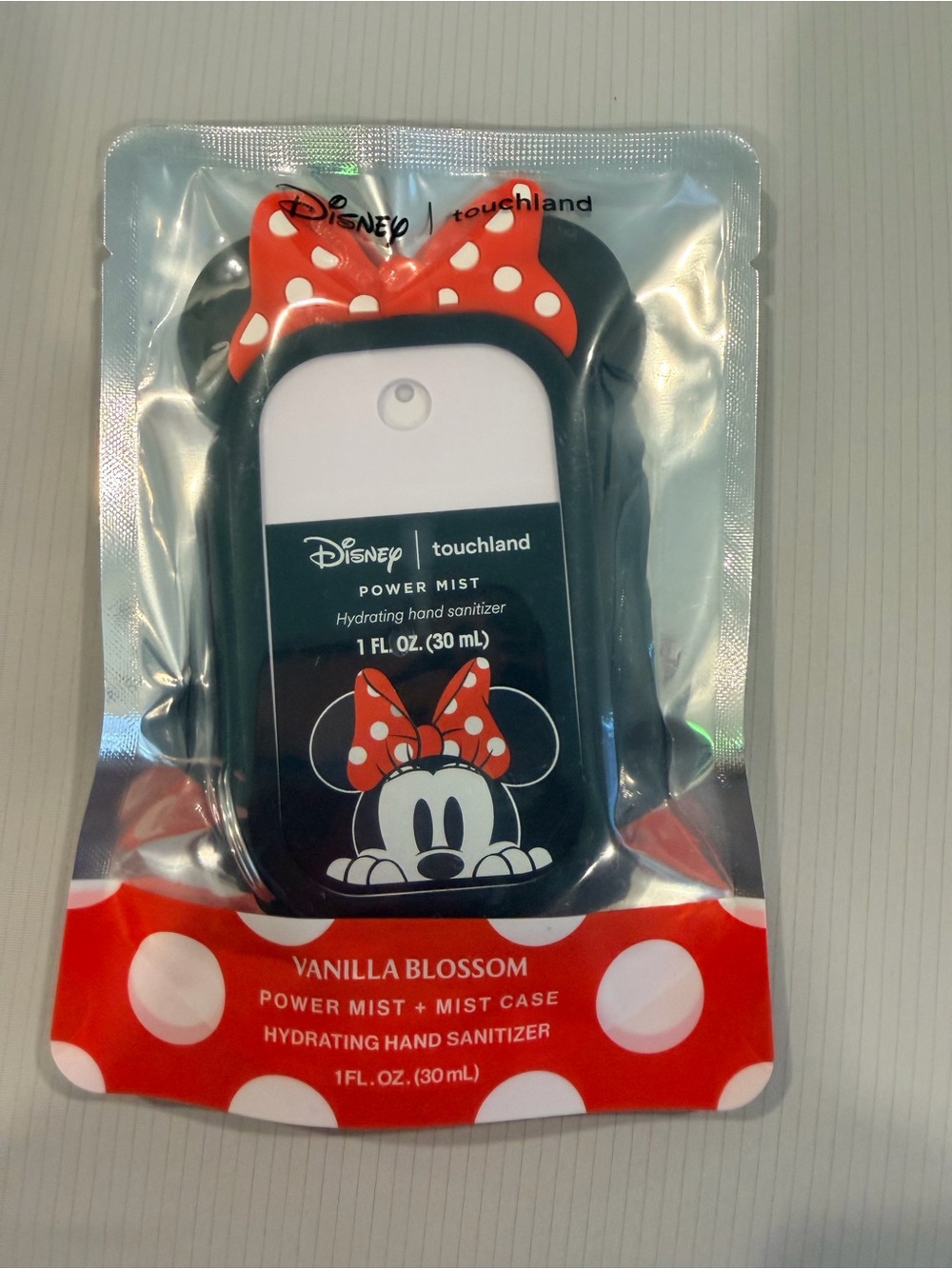 DisneyTouchland Minnie Mouse Black Silicone Case with Red Polka Dot Bow